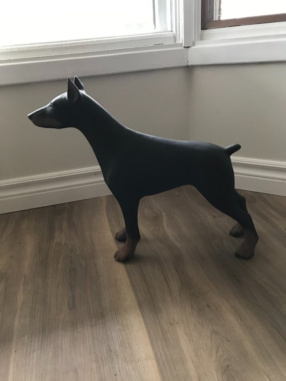 Doberman Pinscher Dog Figurine